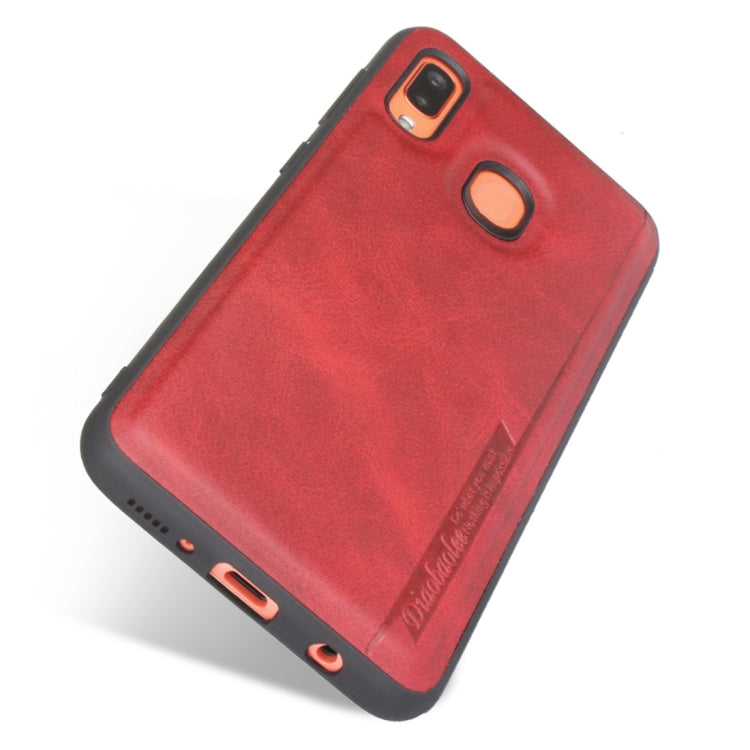 For Galaxy A20 / A30 Diaobaolee Shockproof PU + TPU Protective Case