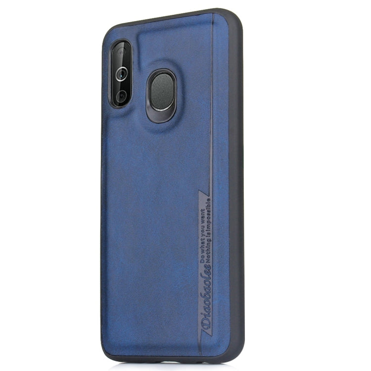 For Galaxy A40 Diaobaolee Shockproof PU + TPU Protective Case