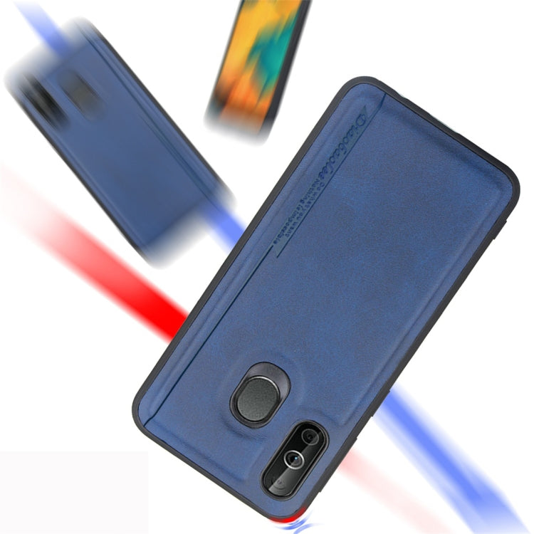 For Galaxy A40 Diaobaolee Shockproof PU + TPU Protective Case