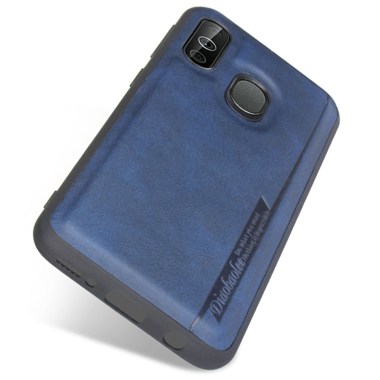 For Galaxy A40 Diaobaolee Shockproof PU + TPU Protective Case