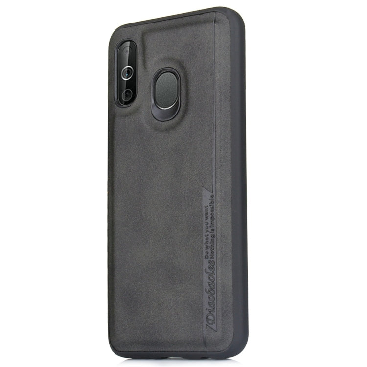 For Galaxy A40 Diaobaolee Shockproof PU + TPU Protective Case