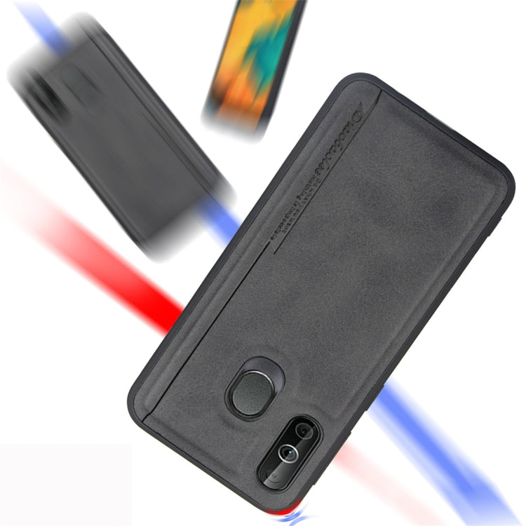 For Galaxy A40 Diaobaolee Shockproof PU + TPU Protective Case