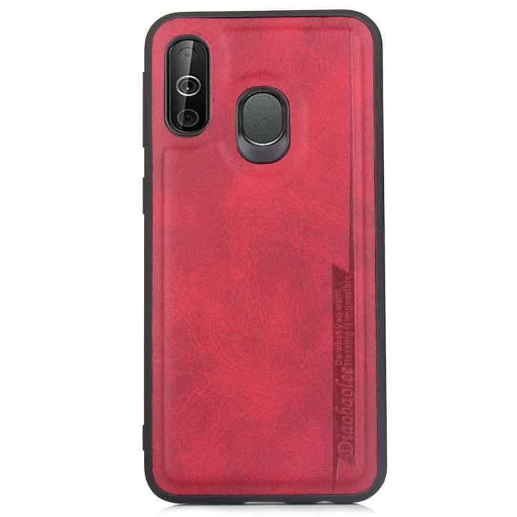 For Galaxy A40 Diaobaolee Shockproof PU + TPU Protective Case