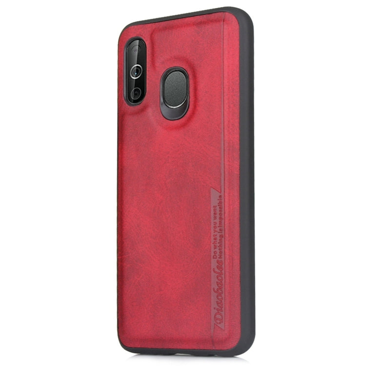 For Galaxy A40 Diaobaolee Shockproof PU + TPU Protective Case