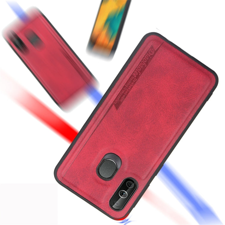 For Galaxy A40 Diaobaolee Shockproof PU + TPU Protective Case