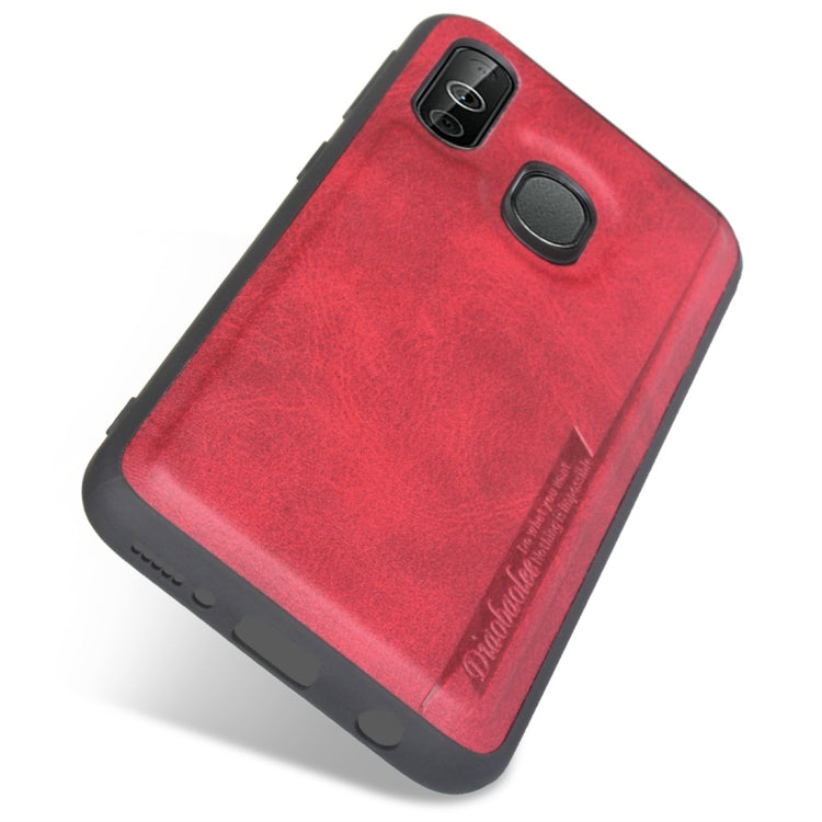 For Galaxy A40 Diaobaolee Shockproof PU + TPU Protective Case