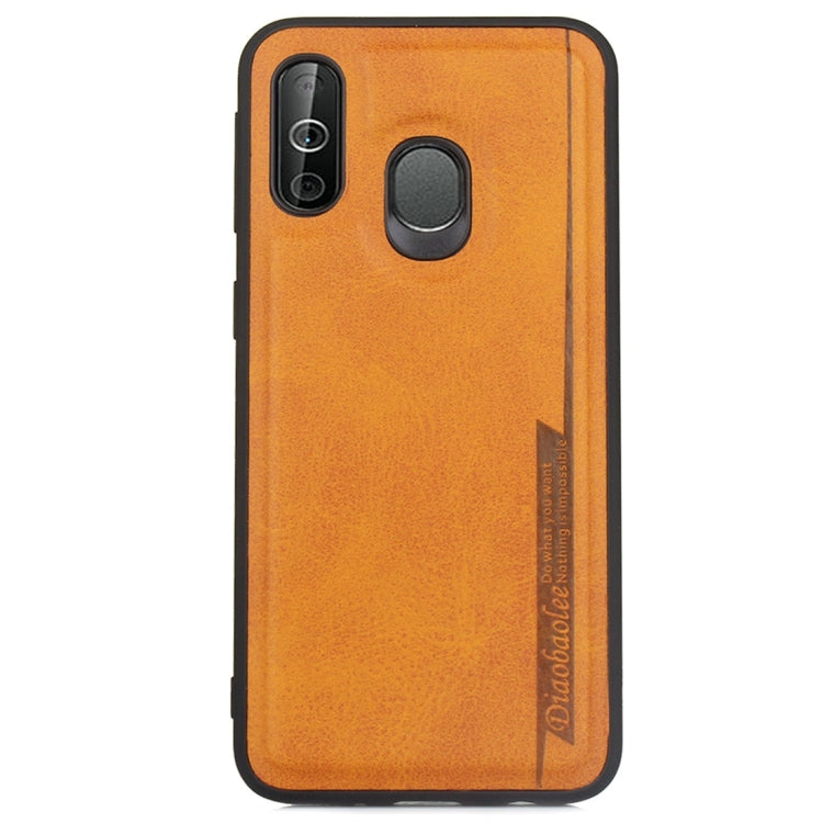 For Galaxy A40 Diaobaolee Shockproof PU + TPU Protective Case