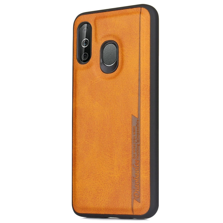 For Galaxy A40 Diaobaolee Shockproof PU + TPU Protective Case