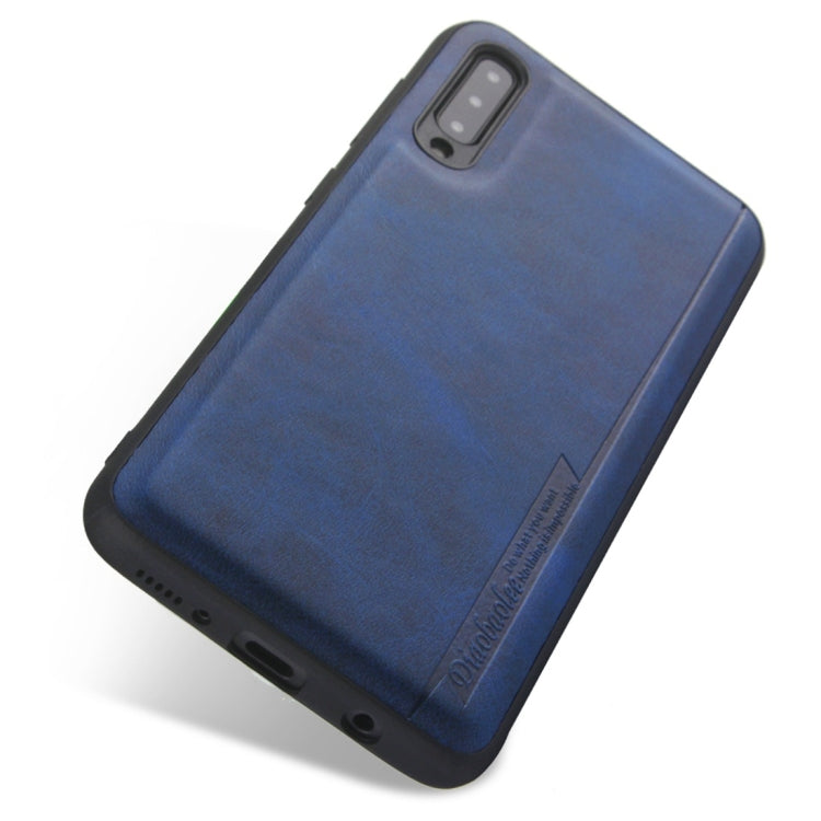 For Galaxy A50 Diaobaolee Shockproof PU + TPU Protective Case