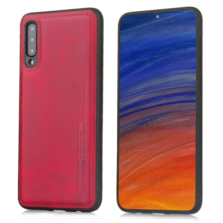 For Galaxy A50 Diaobaolee Shockproof PU + TPU Protective Case