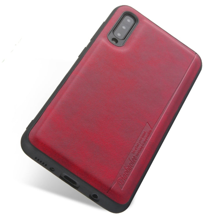 For Galaxy A50 Diaobaolee Shockproof PU + TPU Protective Case