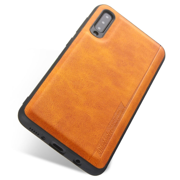 For Galaxy A50 Diaobaolee Shockproof PU + TPU Protective Case