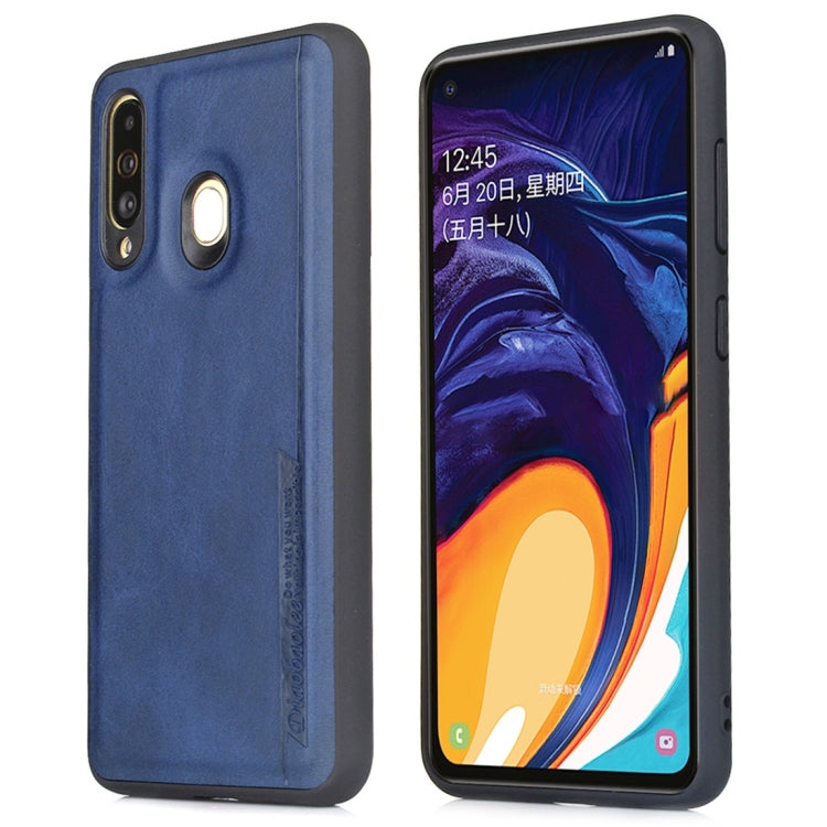 For Galaxy A60 Diaobaolee Shockproof PU + TPU Protective Case