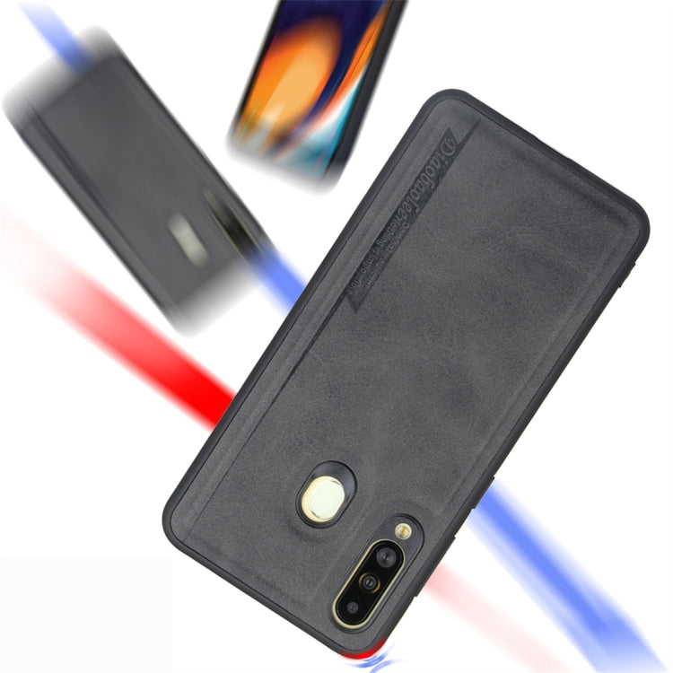 For Galaxy A60 Diaobaolee Shockproof PU + TPU Protective Case
