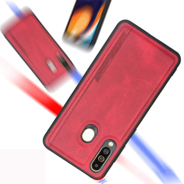 For Galaxy A60 Diaobaolee Shockproof PU + TPU Protective Case