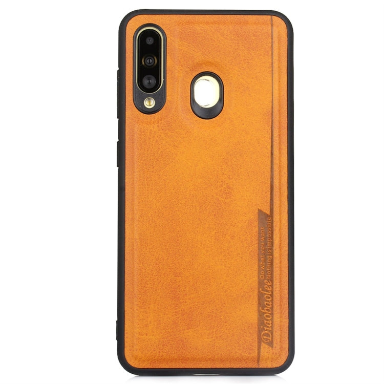 For Galaxy A60 Diaobaolee Shockproof PU + TPU Protective Case
