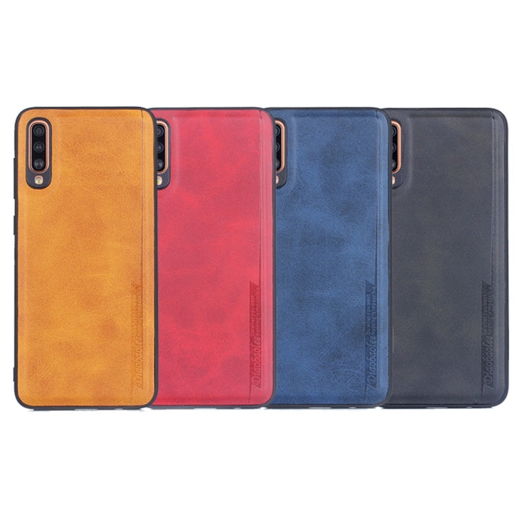 For Galaxy A70 Diaobaolee Shockproof PU + TPU Protective Case