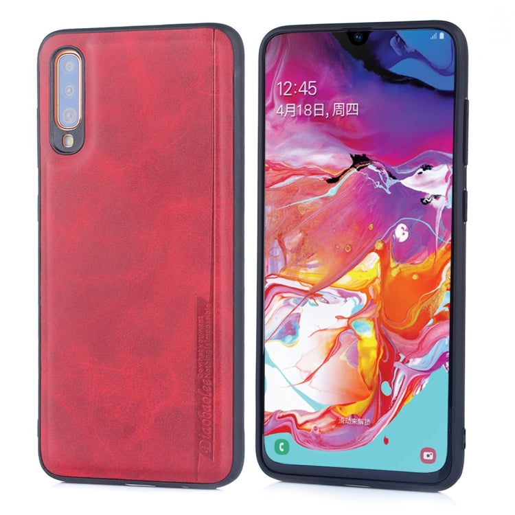For Galaxy A70 Diaobaolee Shockproof PU + TPU Protective Case