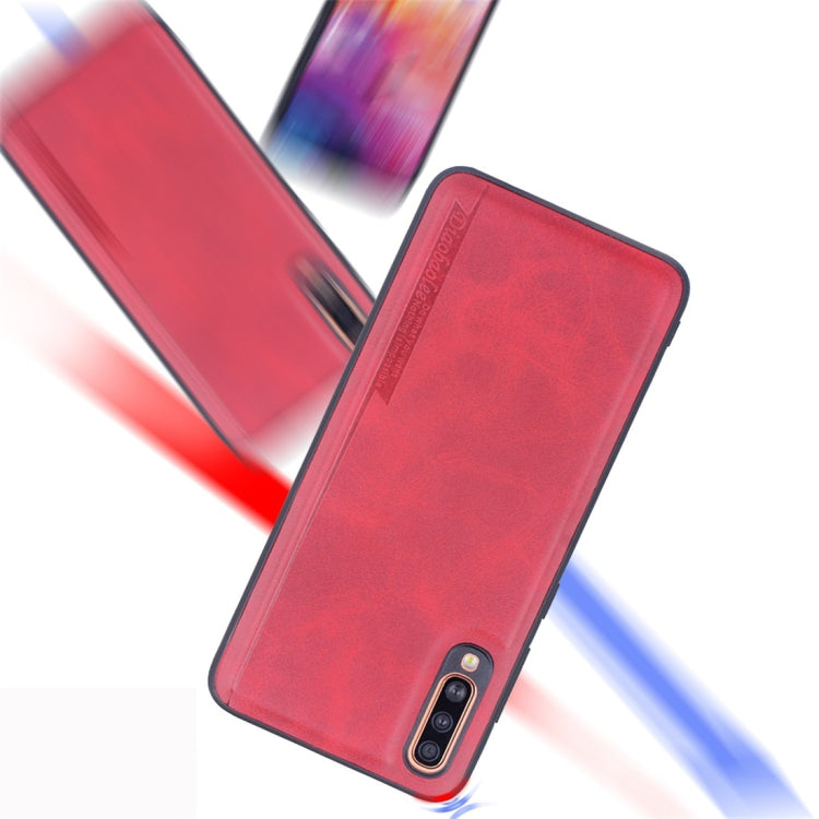 For Galaxy A70 Diaobaolee Shockproof PU + TPU Protective Case