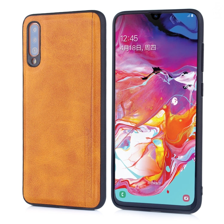 For Galaxy A70 Diaobaolee Shockproof PU + TPU Protective Case