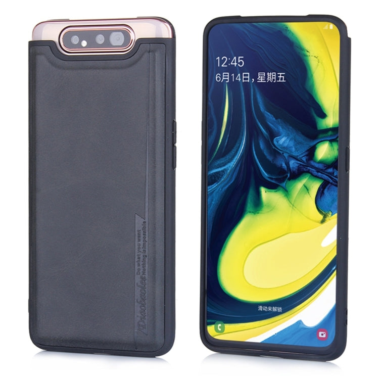 For Galaxy A80 / A90 Diaobaolee Shockproof PU + TPU Protective Case