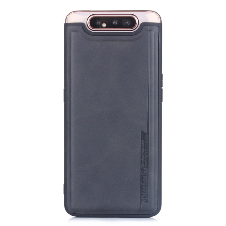 For Galaxy A80 / A90 Diaobaolee Shockproof PU + TPU Protective Case