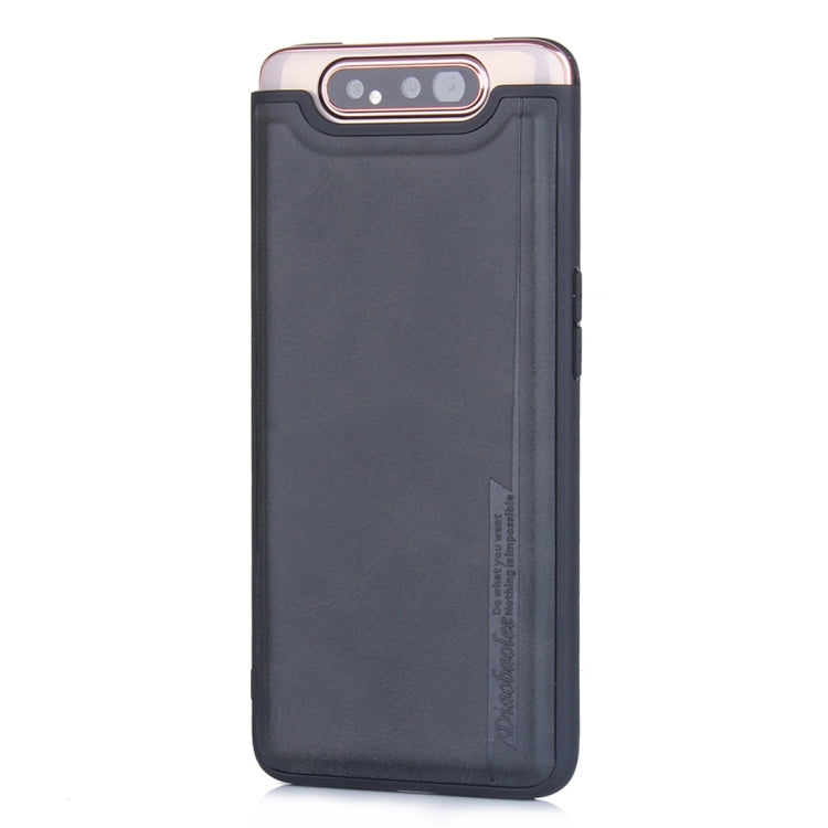 For Galaxy A80 / A90 Diaobaolee Shockproof PU + TPU Protective Case