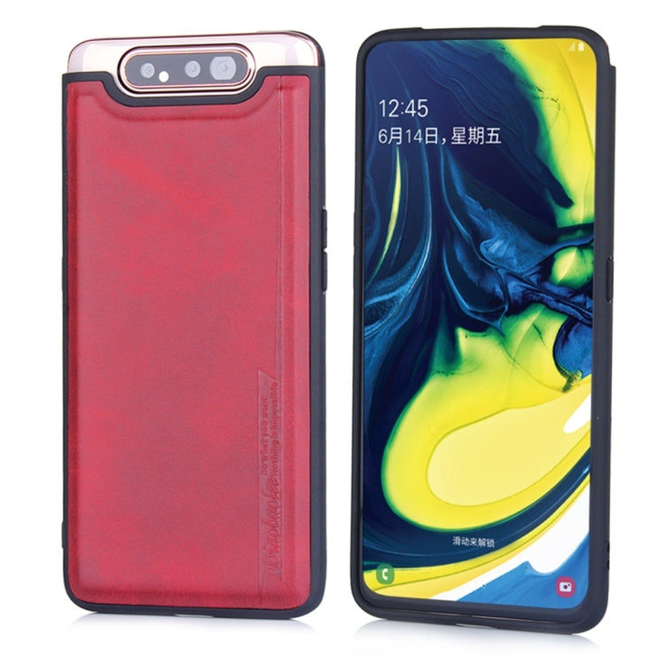 For Galaxy A80 / A90 Diaobaolee Shockproof PU + TPU Protective Case