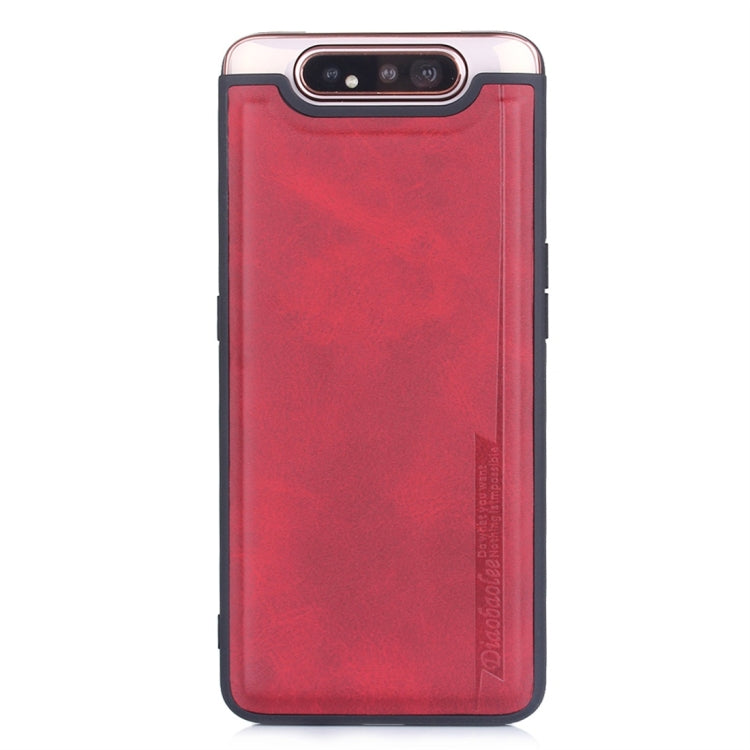 For Galaxy A80 / A90 Diaobaolee Shockproof PU + TPU Protective Case