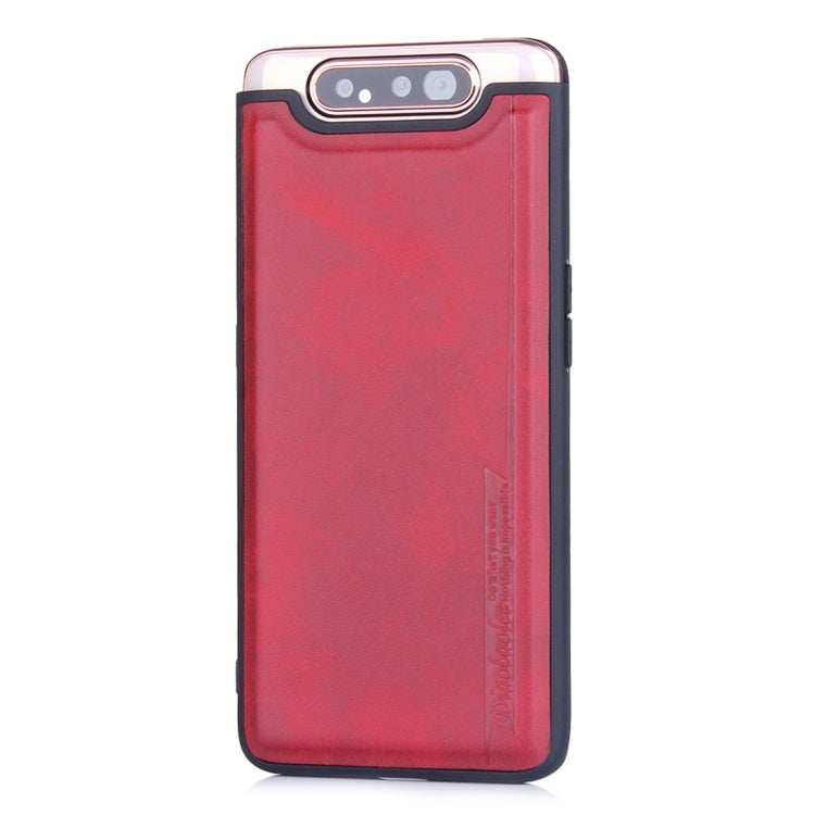 For Galaxy A80 / A90 Diaobaolee Shockproof PU + TPU Protective Case