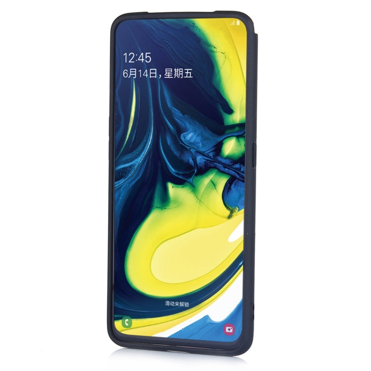 For Galaxy A80 / A90 Diaobaolee Shockproof PU + TPU Protective Case