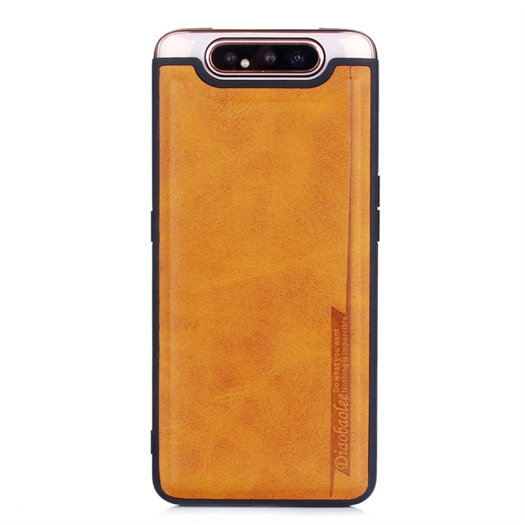 For Galaxy A80 / A90 Diaobaolee Shockproof PU + TPU Protective Case