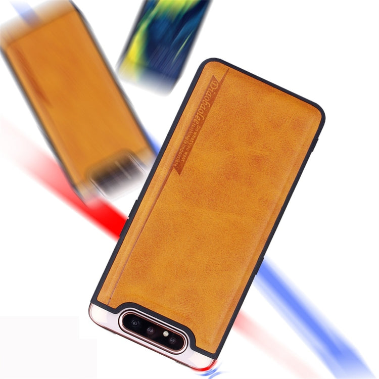For Galaxy A80 / A90 Diaobaolee Shockproof PU + TPU Protective Case