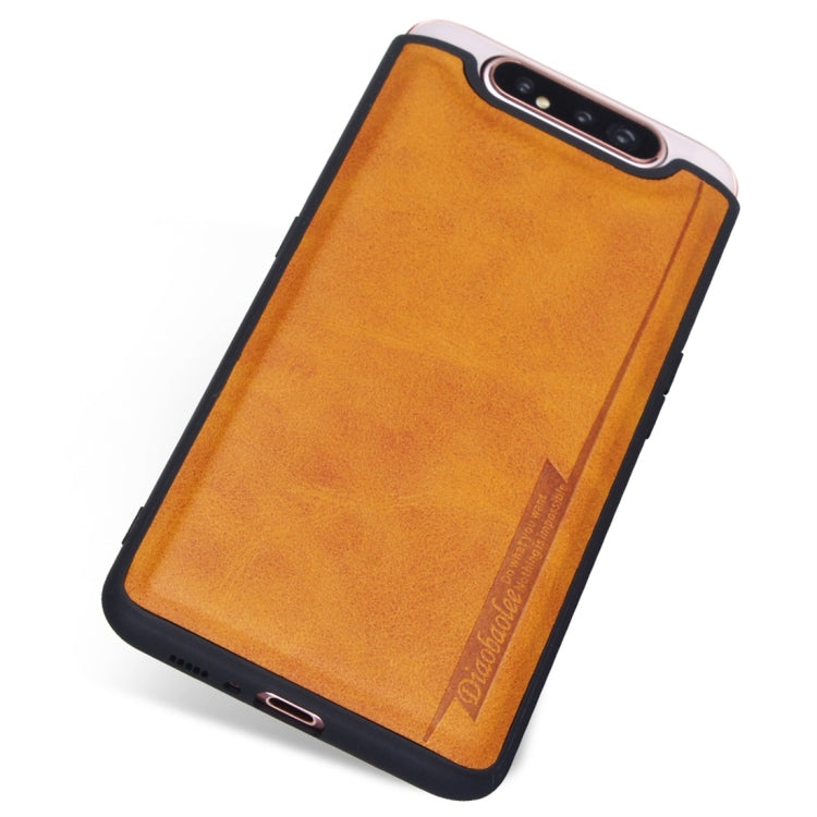 For Galaxy A80 / A90 Diaobaolee Shockproof PU + TPU Protective Case