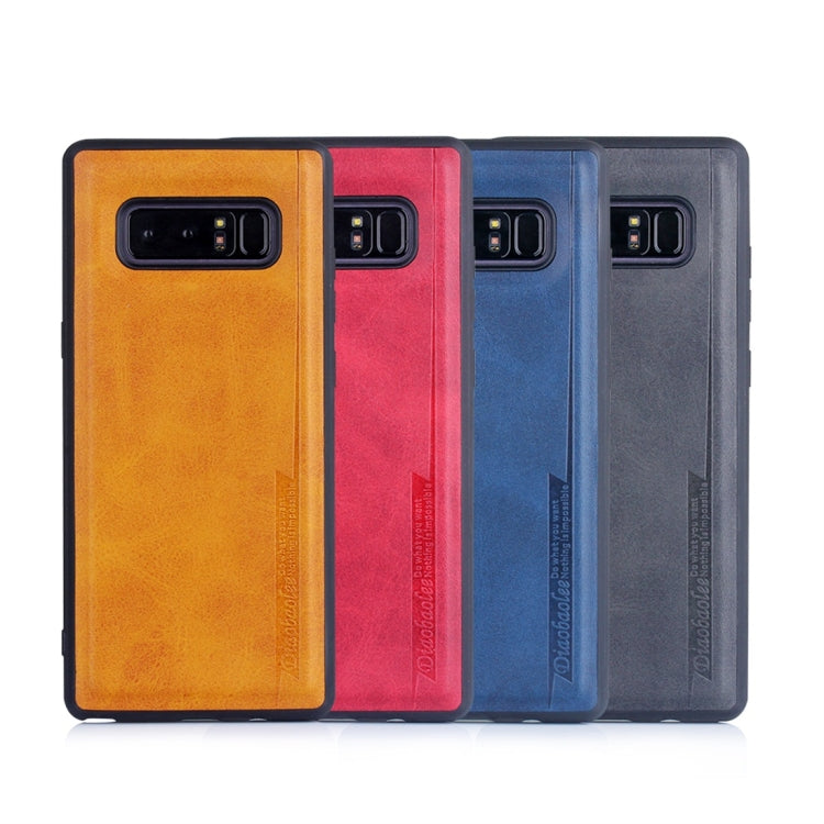 For Galaxy Note 8 Diaobaolee Shockproof PU + TPU Protective Case