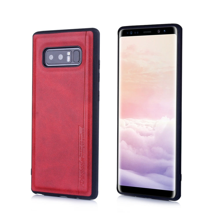 For Galaxy Note 8 Diaobaolee Shockproof PU + TPU Protective Case