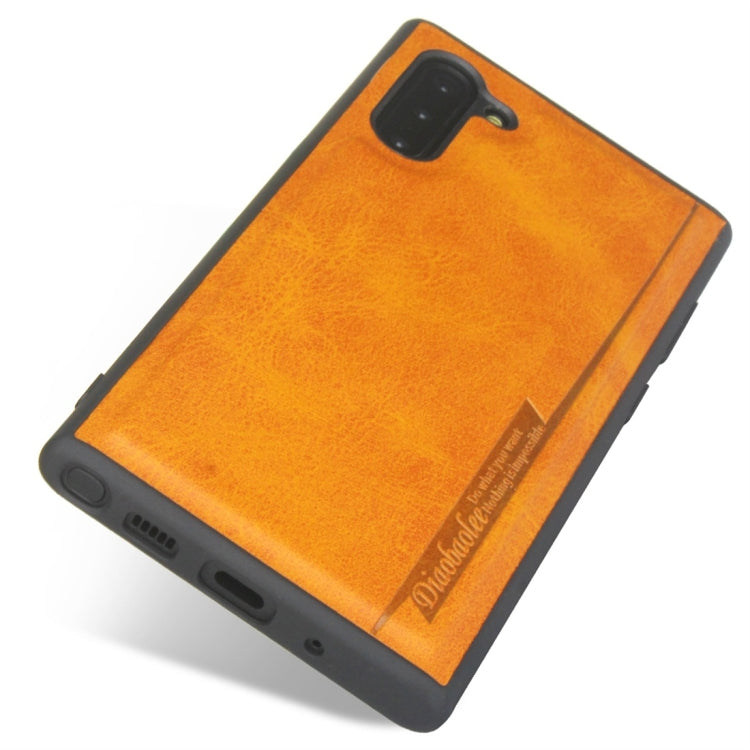 For Galaxy Note 10 Diaobaolee Shockproof PU + TPU Protective Case