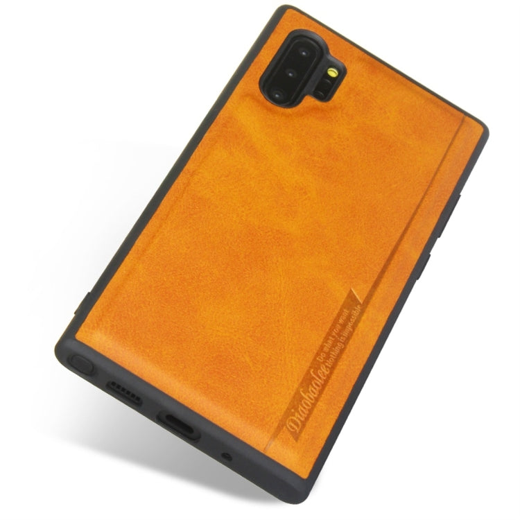 For Galaxy Note 10+ Diaobaolee Shockproof PU + TPU Protective Case