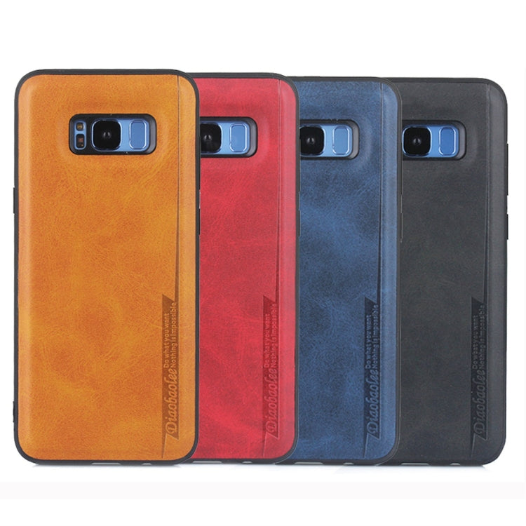 For Galaxy S8+ Diaobaolee Shockproof PU + TPU Protective Case