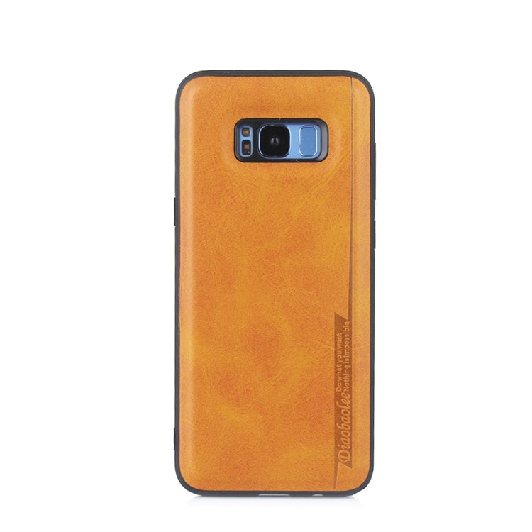 For Galaxy S8+ Diaobaolee Shockproof PU + TPU Protective Case