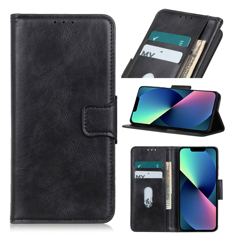 For iPhone 13 mini Mirren Crazy Horse Texture Horizontal Flip Leather Case with Holder & Card Slots & Wallet