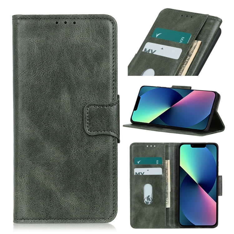 For iPhone 13 mini Mirren Crazy Horse Texture Horizontal Flip Leather Case with Holder & Card Slots & Wallet