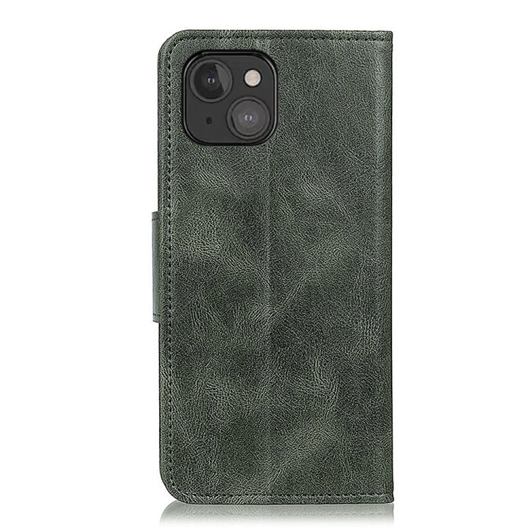 For iPhone 13 mini Mirren Crazy Horse Texture Horizontal Flip Leather Case with Holder & Card Slots & Wallet