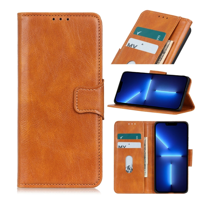 For iPhone 13 Pro Mirren Crazy Horse Texture Horizontal Flip Leather Case with Holder & Card Slots & Wallet