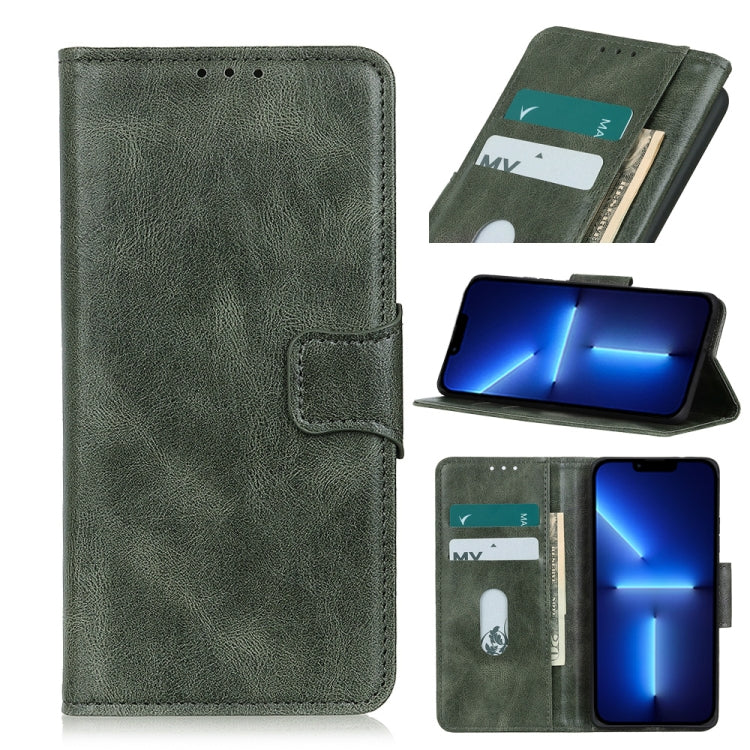 For iPhone 13 Pro Mirren Crazy Horse Texture Horizontal Flip Leather Case with Holder & Card Slots & Wallet