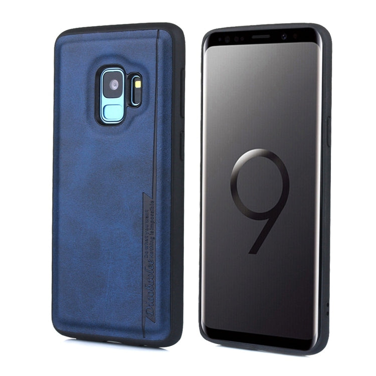 For Galaxy S9 Diaobaolee Shockproof PU + TPU Protective Case