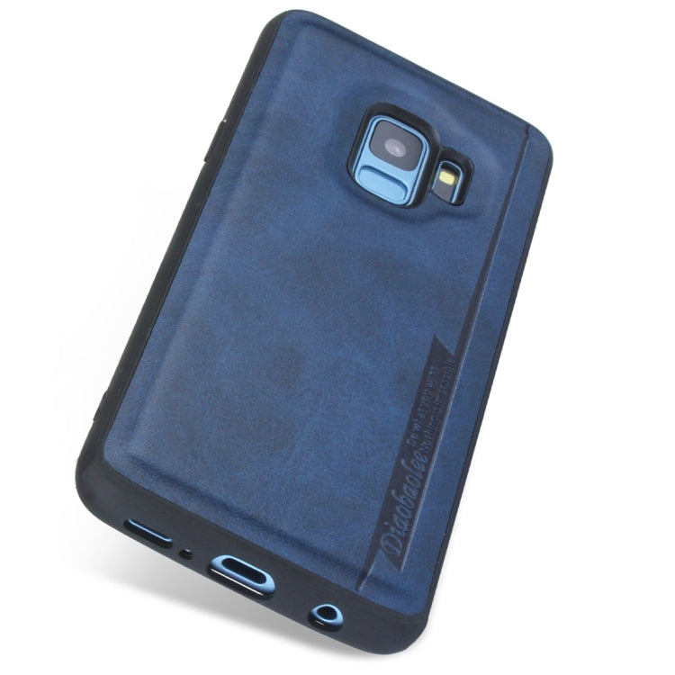 For Galaxy S9 Diaobaolee Shockproof PU + TPU Protective Case