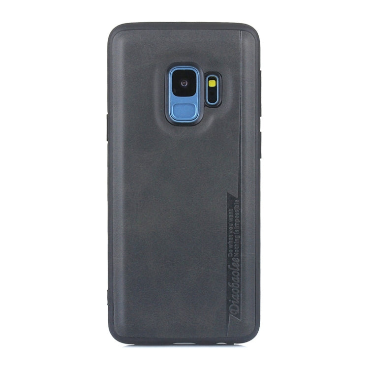 For Galaxy S9 Diaobaolee Shockproof PU + TPU Protective Case