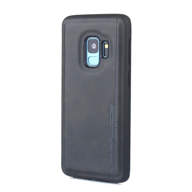 For Galaxy S9 Diaobaolee Shockproof PU + TPU Protective Case