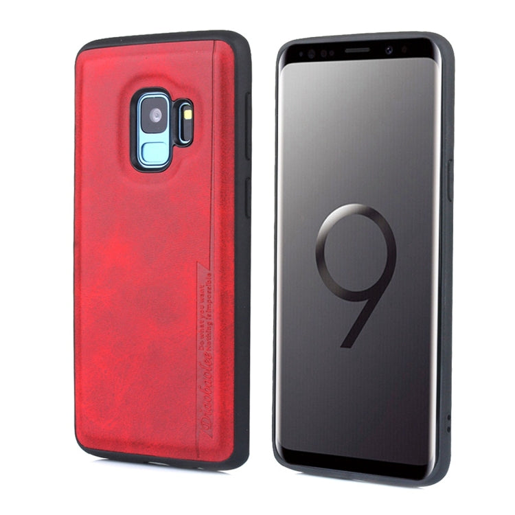 For Galaxy S9 Diaobaolee Shockproof PU + TPU Protective Case